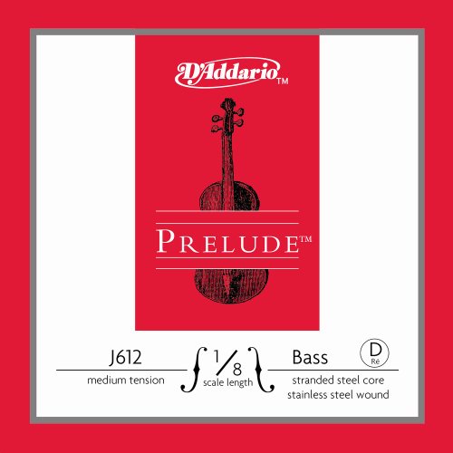 D'Addario Prelude Bass 10Blk D 1/8 M (J6121/8M-B10)