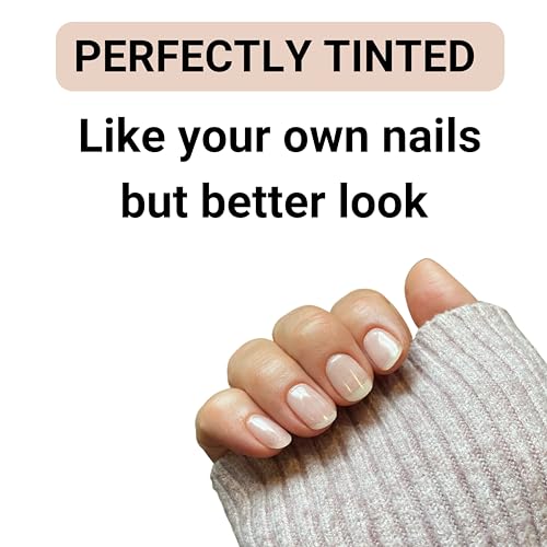 Alice & Bella Semi Cured Gel Nail Strips Set - Pure Strength Clear - Nail Strengthening Gel Long Lasting Transparent Crystal Clear Gel For Sheer Polished Nude Natural Look Waterproof Uv Stickers Wraps thumb #4