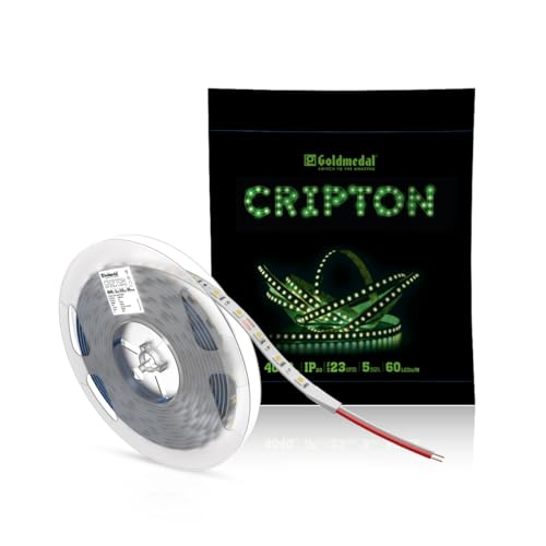 Image of Goldmedal Cripton 4040 30W IP20 5 Meter LED Strip Light for Home Decoration | False Ceiling Light | Decor Lights | Indoor Application | 60 LEDs Per Meter |Warm White(3000K)