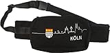  Tolle Bauchtasche ~ Köln Wappen - schwarz ~ Skyline Tasche Karneval Gürteltasche