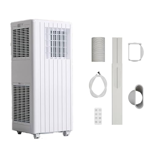 Image of Portable Air Conditioners, 8000 BTU Portable AC, Cools up to 350 Sq. Ft 3-in-1 Mobile AC for Room with Dehumidifier Fan Sleep Mode, 24H Timer, Remote Control, and Window Installation Kit Included