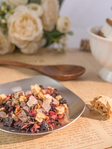 Image of TeeLux Blueberry Hibiscus Tea Bags, Caffeine Free Fruit Herbal Tea, 30Count | Sweet & Tart Fruit Flavor, Hibiscus Blend with Cranberry, Blueberry, Peach, Apple, Hibiscus, Hawthorn