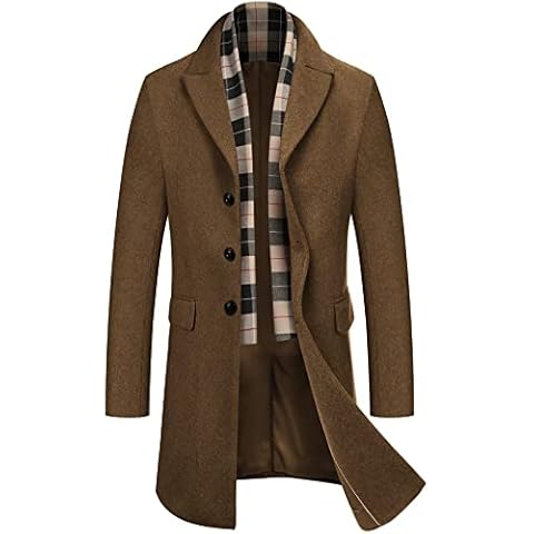 COOFANDY Herren Mantel aus Wollmischung Cover