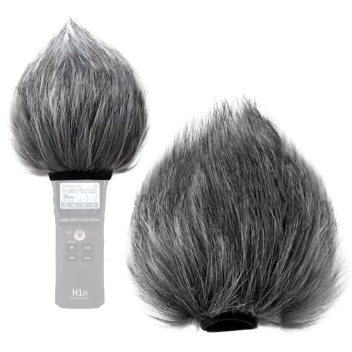 SUNMON Protector Antiviento para Micrófono, Pantalla Cortavientos con Filtro Antipop para Grabadoras Digitales Portátiles Zoom H1n y H1 Handy