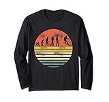 Photo Gallery divertente skiing evolution retro regalo per sciatori maglia a manica Photo Gallery divertente skiing evolution retro regalo per sciatori maglia a manica
