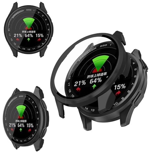 For �K�[�~��(GARMIN) Approach S50 �P�[�X �ی� �K���X�t�B���� ��̌^ �J�o�[ YANMONGI �����K���X �ی�t�B���� ���^�b�`���x �h�o �����ߗ� �h�w�� �S�ʕی� �Ռ��z�� �ȈՒ��E �ی�J�o�[ �K�[�~��(GARMIN) 