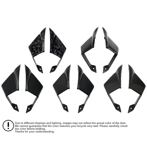 Ailerons fixes pour ZX10 R 2016-2020 - Spoiler carénage moto carbone - 5