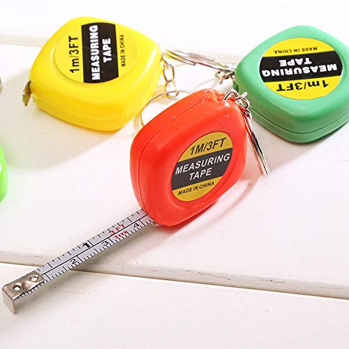 Mini cinta métrica portátil extensible 1m 3ft (2 piezas) miniatura 3