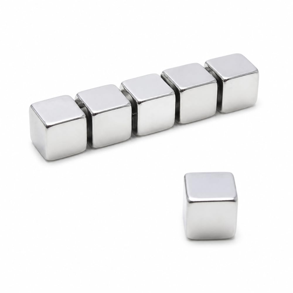 50 Stück Neodym Magnete 10x10x10 mm N38 – extra starke Haftmagnete für Montage, Werkstatt & Industrie