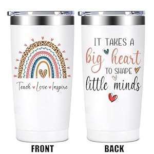 Teacher Gifts for Women, Men, Teacher Appreciation Gifts from Students, Teacher Christmas Gifts, Teacher Birthday Gifts, Back to School Gifts, 20oz Insulated Teacher Tumbler Coffee Cup Teacher Gifts for Women Men Teacher Appreciation Gifts from Students Teacher Christmas Gifts Teacher Birthday Gifts Back to School Gifts 20oz Insulated Teacher Tumbler Coffee Cup