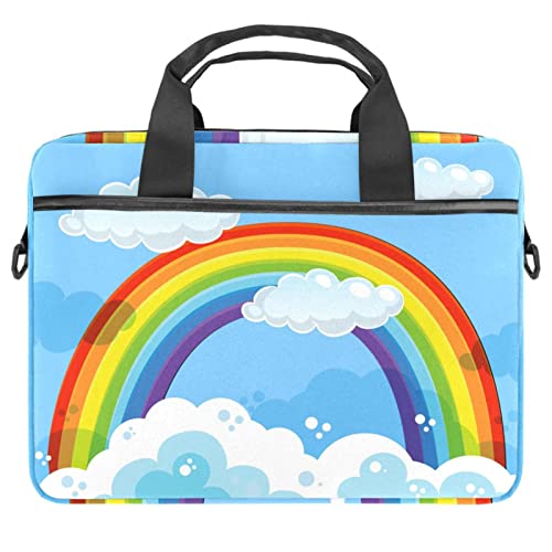 Housse ordinateur 13.3 14.5 pouces Cameleon motif jungle arc-en-ciel