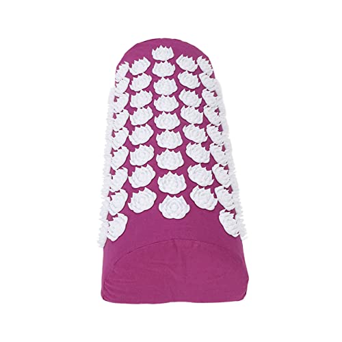 Coussin de Massage du Dos, Coussin Anti-douleur, Stimulateur de Fleurs, Acupuncture Ergonomique, Stimulation de la Pression, respirabilité Intérieure (Violet)