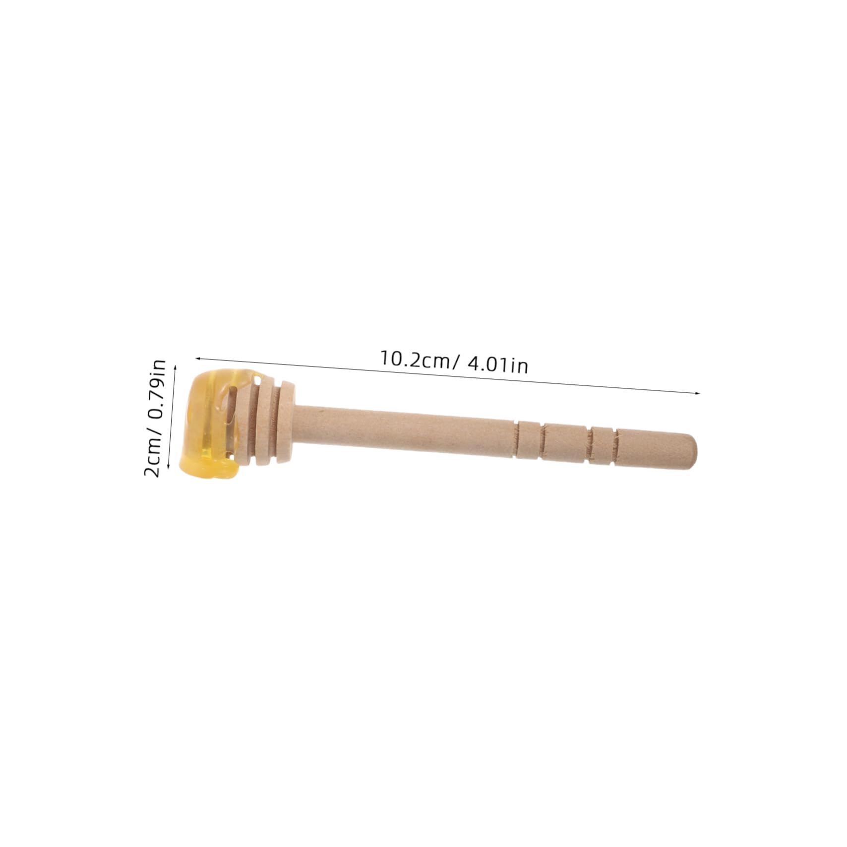 MUCKLILY Honey Mixing Stirrer Wooden Honey Dippers Sticks for Jam Wine and Coffee Wand for Wedding Parties