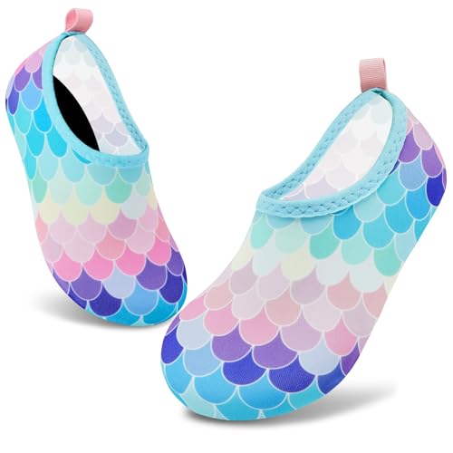 Image of VIFUUR Kids Water Shoes Girls Boys Quick Dry Aqua Socks for Beach Swim Outdoor Sports