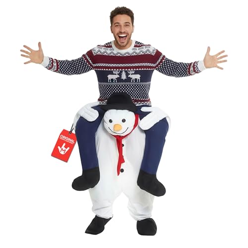 Morph Disfraz Monigote De Nieve a Caballito para adultos