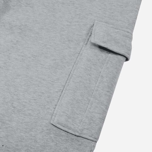 Ensemble homme confort gris M avec sweat capuche imprimé - 5