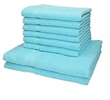TRÈS FACILE D'ENTRETIEN: L'ensemble de serviettes de bain est extrêmement résistant absorbant et donc très durable. Lavable jusqu'à 60 degrés et adapté au sèche-linge