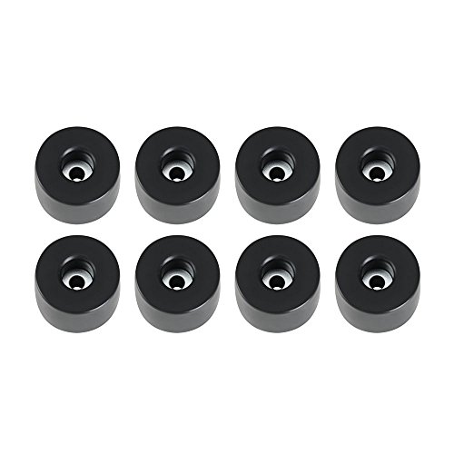 Adam Hall Hardware 4911 M8 AH - 8er Set Gummifuß 38 x 25 mm schwarz im Beutel