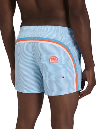 Short de bain imprimé SUNDEK entrejambe 12,7 cm taille élastique