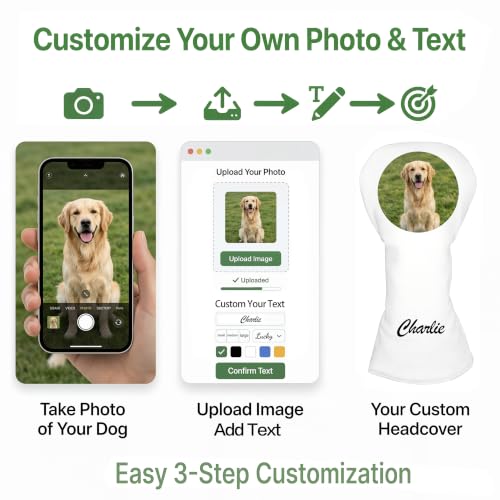 Custom Name/Text Golf Covers