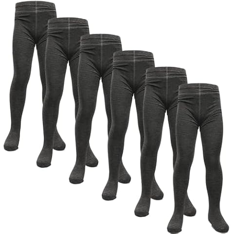A2Z 4 Kids 6 Pack Cotton Rich Tights Cover