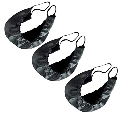 Beard Bib, 3 Pack Mens Beard Covers Beard Bandana Beard Apron Guard Beard Caps Bedtime Bib, Adjustable Facial Hair Apron Guard Rag Bonnet Beard Gains facial beard apron guard beard cap