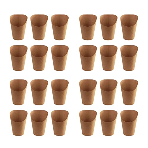 Youbones 400 piezas de eliminación para fiestas, suministros de postre para hornear, pastel, huevo, hojaldre patatas fritas, aperitivos, vasos de papel, 300 ml ()