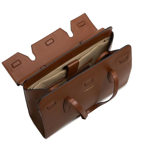 Image of Miraggio Clea 14 Inch Laptop Tote Bag For Women Office Use | Office Tote Bag With Padded Laptop Sleeve And Zipper Closure | Stylish Totes