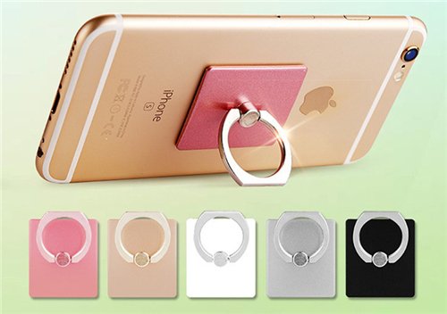 Amazon | シンプルスマホリング スマホスタンド リング バンカーリング