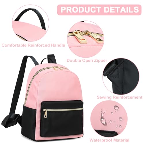 Image of BTOOP Mini Backpack Women Girls Water-resistant Small Backpack Purse Shoulder Bag for Womens Adult Kids School Travel
