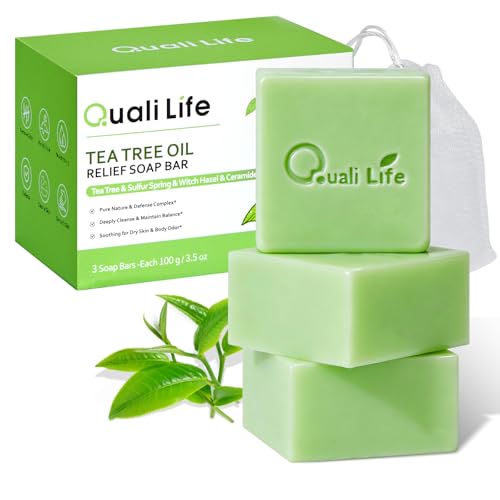 QualiLife Tea Tree Soap 3-Pack