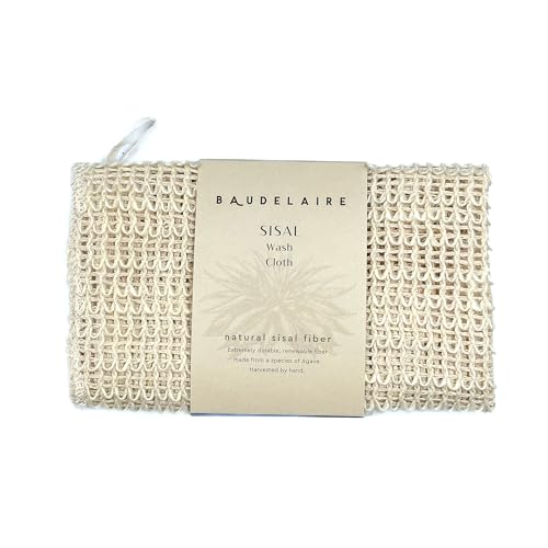 Baudelaire Sisal Exfoliating Wash Cloth – Gentle & Natural Skincare