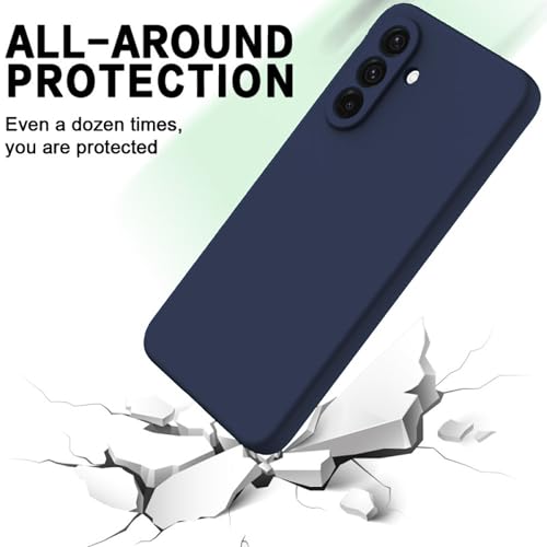 Image of FIRST MART Matte Silicone Back Cover for Samsung Galaxy S26 - Blue