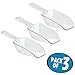 iDesign Plastic Extra-Large Measuring Scoops for Kitchen Pantry, Pet Food, Laundry, Bath Salts, 2.75