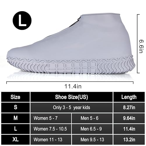 image for ydfagak Shoe Covers Waterproof Reusable Foldable Not-Slip Rain Shoe Co