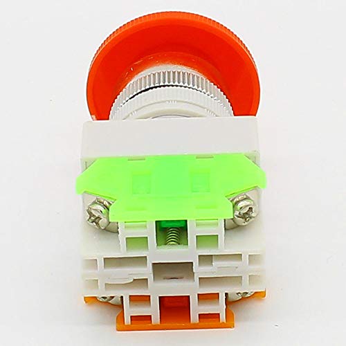 Interrupteur bouton-poussoir champignon 22mm pour commande d'automatisme - 4