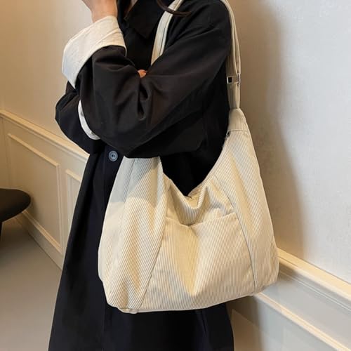 Bolso Tote Crossbody de Pana para Mujer miniatura 4