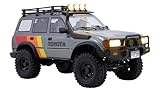 FMS 1/10 FCX10 RC Crawler Land Cruiser LC80 Toyota Licensed, 4WD RC Rock Truck with 2.4Ghz Transmission, Hobby Grade RC Climbing Car (RS Version)