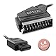 Eaxus® RGB Scart Kabel Geeignet für Nintendo Gamecube & SNES - 1,80 Meter für beste Bildqualität