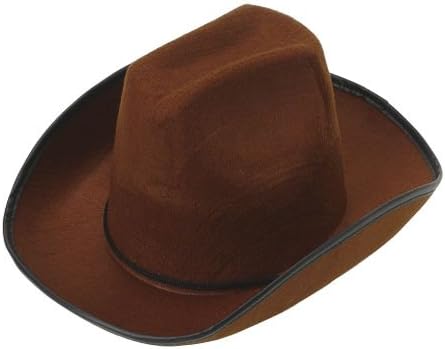 Sombrero de vaquero de juguete de EE UU marrón