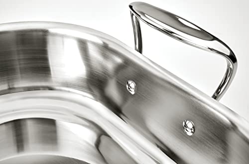 All-Clad Stainless Pot With Cast Aluminum Insert Fondue Set, 12 Piece, Grey #TOP2