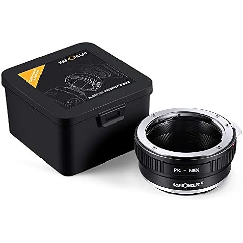 Adaptador de Enfoque Manual K&F Concept para Lentes Pentax K en Cámaras Sony NEX Cover