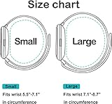 Oumida Compatible with Fitbit Versa 3 Straps/Fitbit Versa 4 Strap/Fitbit Sense 2 Strap/Fitbit Sense Strap for Women Men,Adjustable Metal Replacement for Fitbit Versa 3 4/Sense(S,Silver) - Image 5