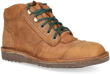 JIM GREEN Men's African Ranger Boots Lace-Up Water Resistant Full Grain Leather Work or Hiking Boot