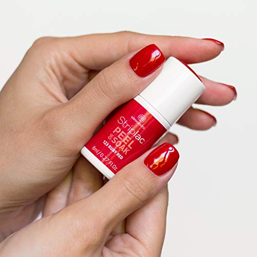 alessandro Striplac Peel or Soak -VEGAN- RUBY RED – LED-Nagellack in Rot – Für perfekte Nägel in 15 Minuten, 8ml – Bild 3