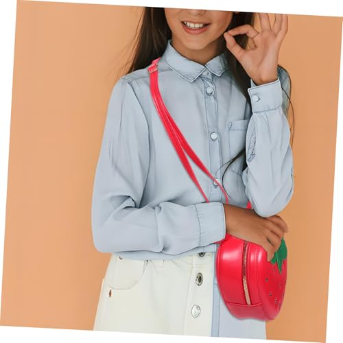 Sac à main fraise pour l'école et sorties de loisirs