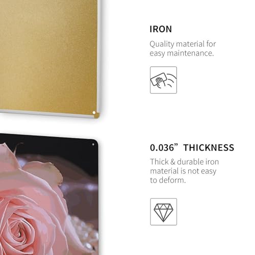 Peintures à suspendre en métal rose pour cuisine moderne et décoration bar