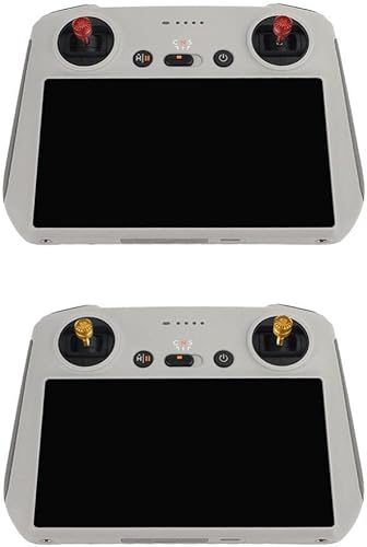 Miniatura 4 de 2 unidadesjuego de mini 3 PRO Dron Control remoto Joystick Thumb Rocker Stick Protector Rod para DJI Mini3 PRO Accesorios de controlador (dorado, 1