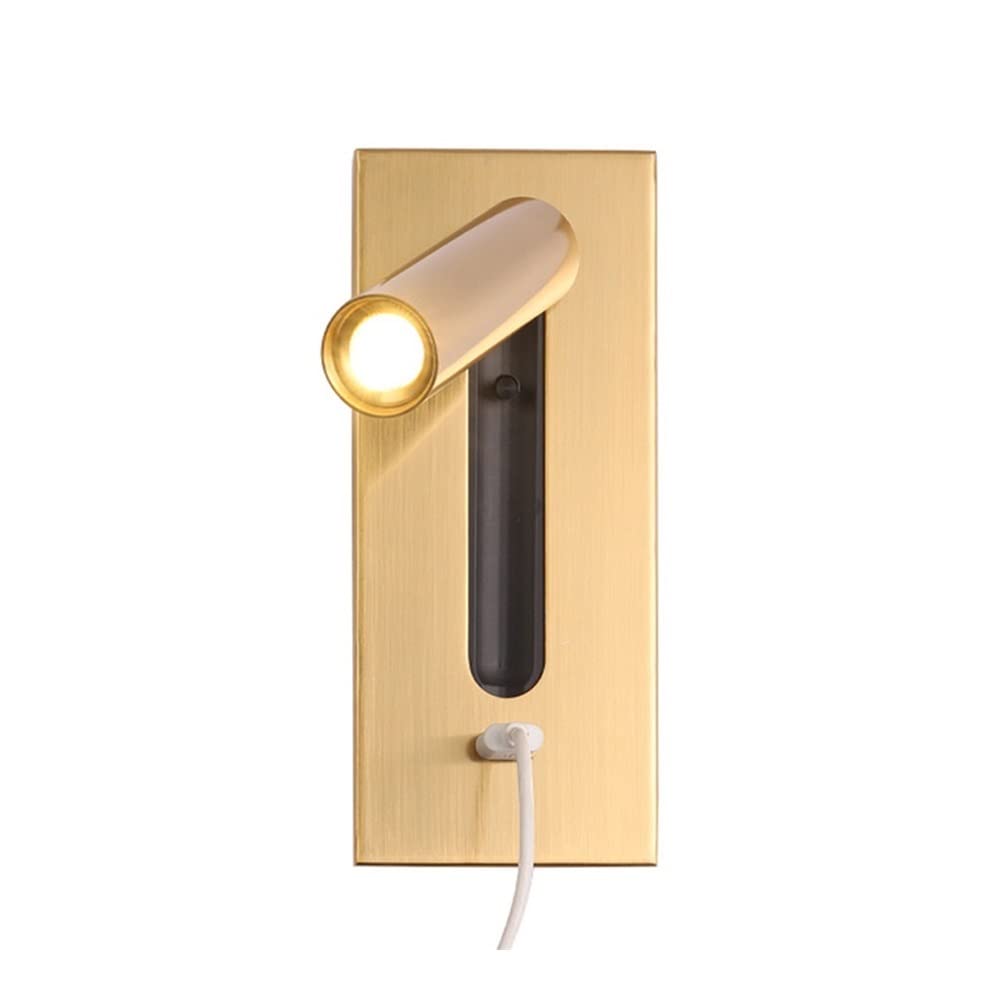 Appliques murales cylindriques en bronze brossé haut de gamme