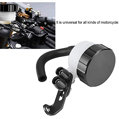 Yctze Réservoir de liquide d'embrayage de moto, cylindres d'huile de moto CNC universels Réservoir de frein avant réservoir de liquide d'embrayage(noir) - Image 5